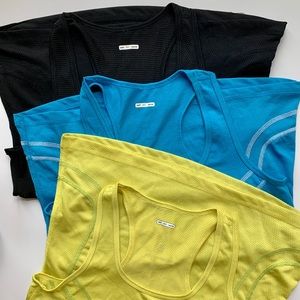 Lululemon Silverescent Tank Set of 3. Size 6.
